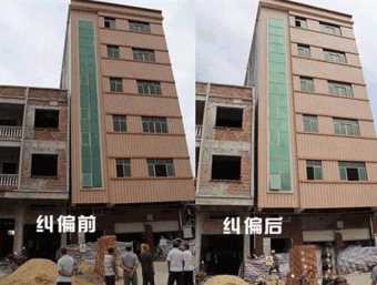 淄博沂源县倾斜纠正