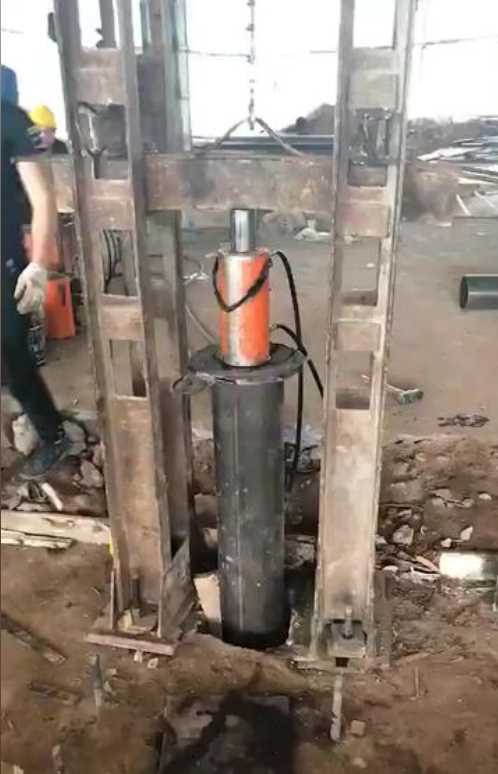 淄博沂源县钢管桩加固